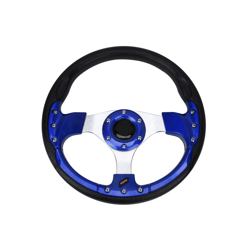 Vehemo 1" спортивный Ступица рулевого колеса Кнопка гоночного колеса универсальный модифицированный руль гоночные части - Цвет: blue
