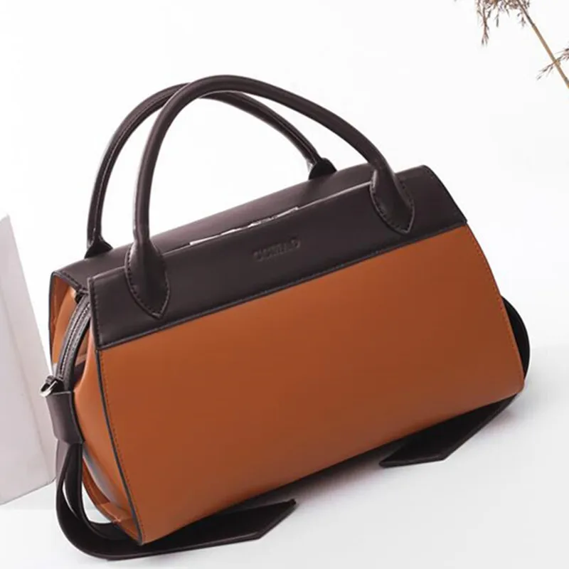 

Winter Autumn Luxury Fashion Panelled Shoulder Messenger Bag High Quality Famous Designer Women Leather Handbags Bolsas Feminina