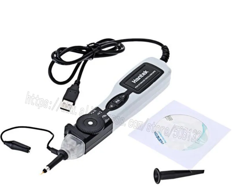 Hantek PSO2020 цифровой мультиметр осциллограф USB Портативный Ручка Osciloscopio 20 МГц полоса пропускания 96MSa/s диагностический инструмент