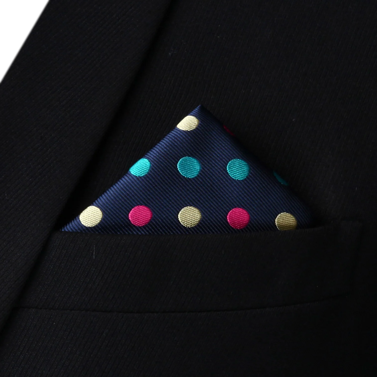 TD705V8S Navy Blue Polka Dot 3.4