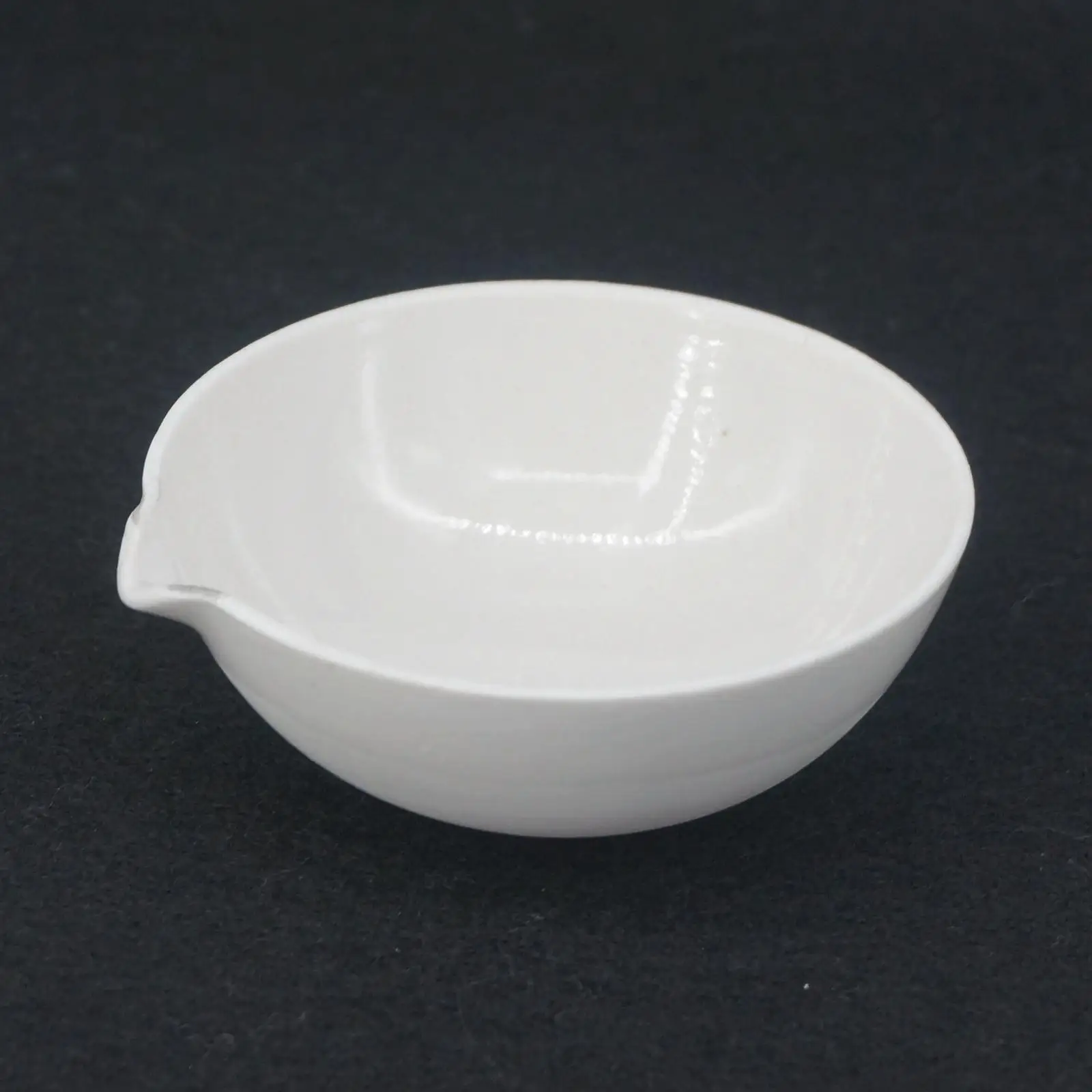 60ml Ceramic Evaporating dish Round bottom with spout For Chemistry Laboratory