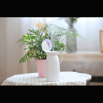 

USB Portable Air Humidifier Aroma Diffuser Humidifier Essential Oil Portable Mist Humidifier Aroma Diffuser With Make Up Mirror
