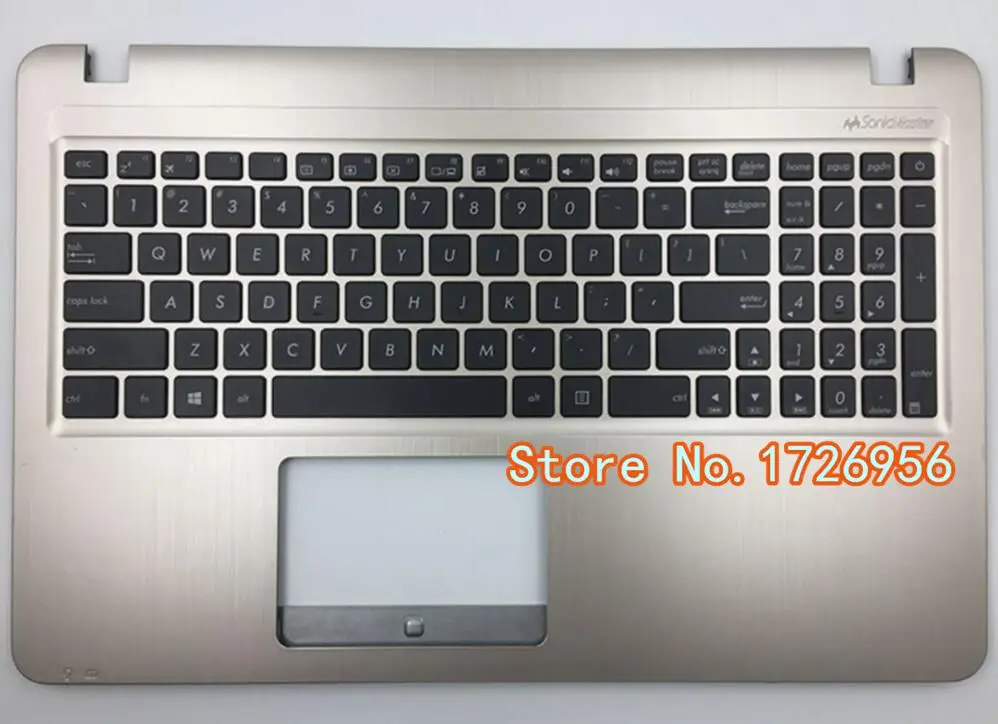 

Original golden for ASUS X540 X540L X540LA X544 X540LJ X540S X540SA X540SC R540 series keyboard with palmrest frame