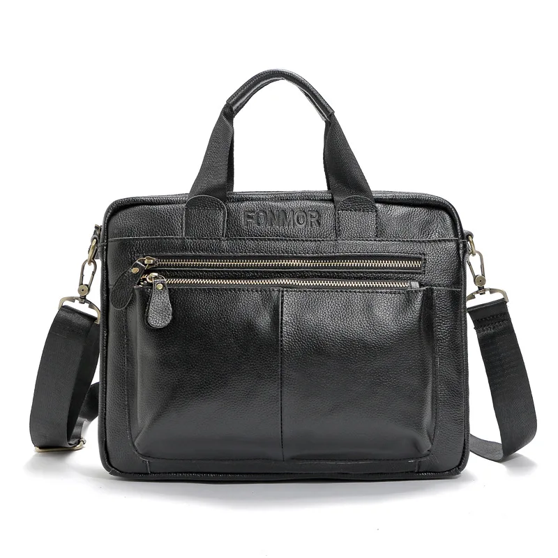 

Genuine Leather Bag Casual Men Handbags Cowhide Men Crossbody Bag Men's Travel Bags Laptop Briefcase Bag for Man Free Shipping