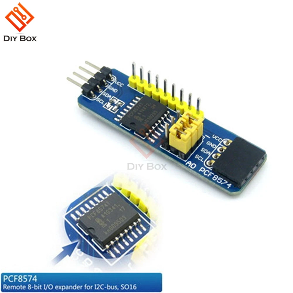 Плата расширения PCF8574 IO модуль разработки Expander I/O для оценки интерфейс I2C 8 битный