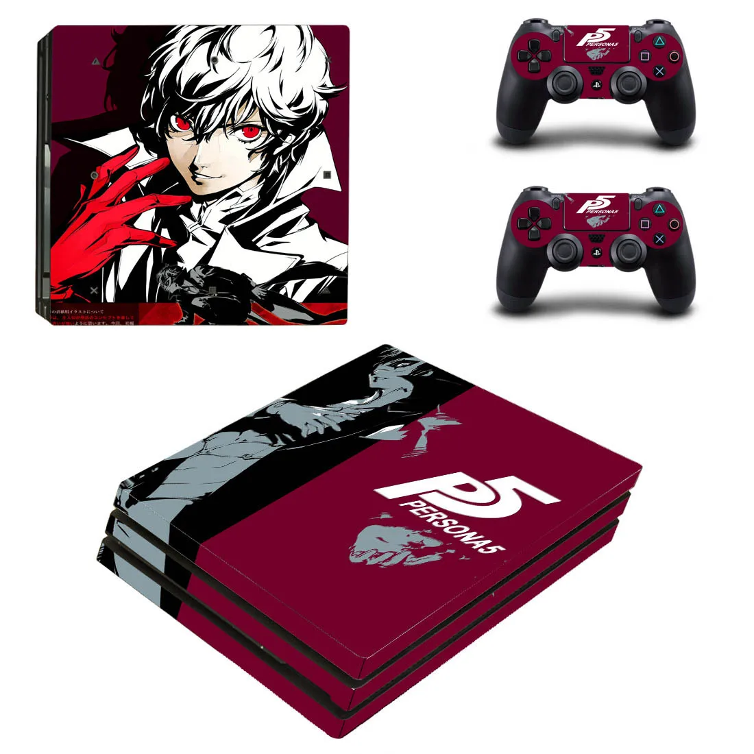 PS4 Pro наклейка на кожу Persona 5 стикер s Play станция 4 Pro PS 4 Pegatinas для sony Playstation 4 Pro консоль и два контроллера