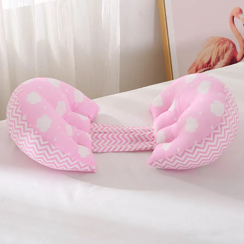 Printed Pregnant Women Pillow Bolster Belly Support Side Sleepers Pillow Pregnancy Pillow Protect Waist Sleep Pillow