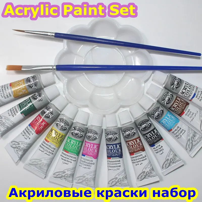 Набор для рисования акриловой краской s Tube инструмент дизайна ногтей художников