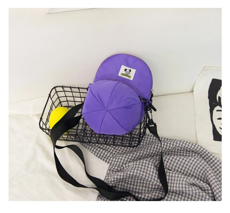 Menghuo New Hot Model Hat Shape Women Nylon Crossbody Bag Cute Handbags Shoulder Bags Creative Lady Messenger Cross body Bags00_32_18