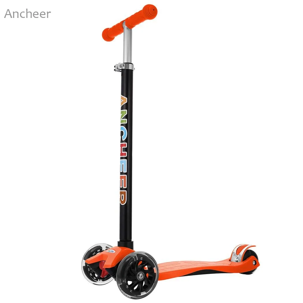 2019 New Aluminum Alloy Kick Scooter 3 wheel Kid Scooters T Style Handle Bar Scooter Best Gift Bike for Children Kids Boys Girls