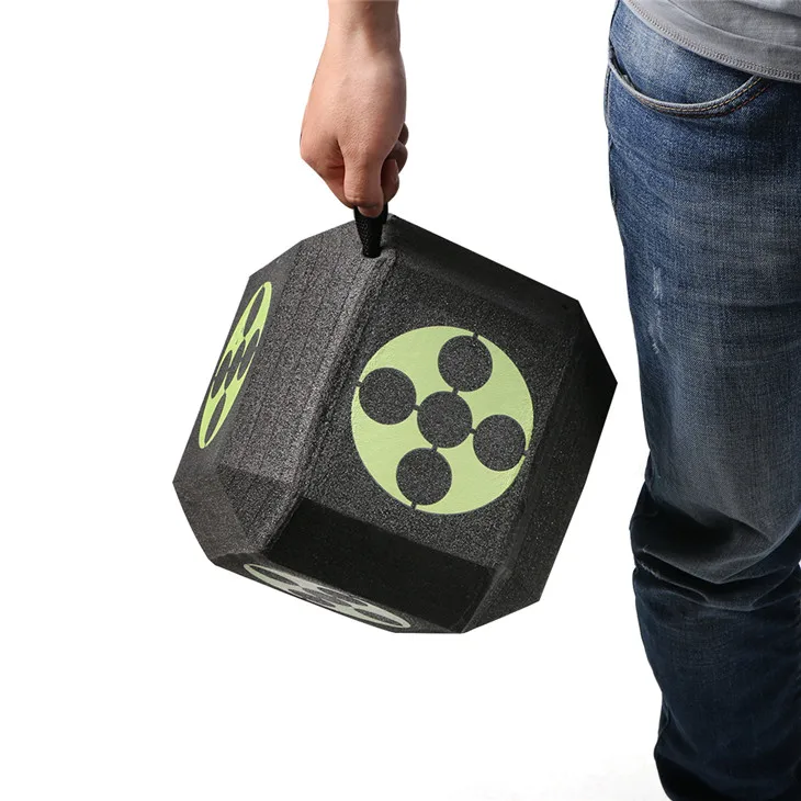 

Free shipping 1pc Archery CS game accessory Dice type foam targets EXPE easy carry for archery shooting practicing