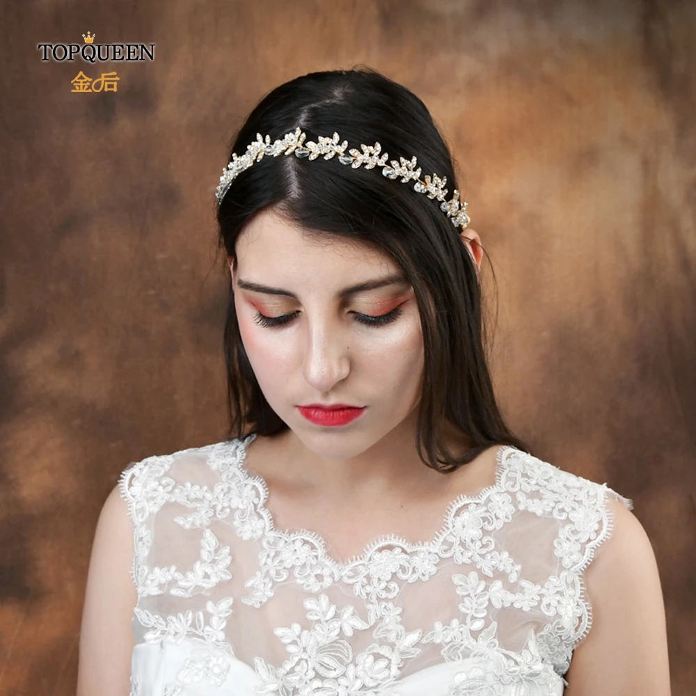 

TOPQUEEN HP107 Wedding Tiara Bridal Headband Wedding Headwear Wedding Hairband Wedding Hair Accessories Bridal Headwear