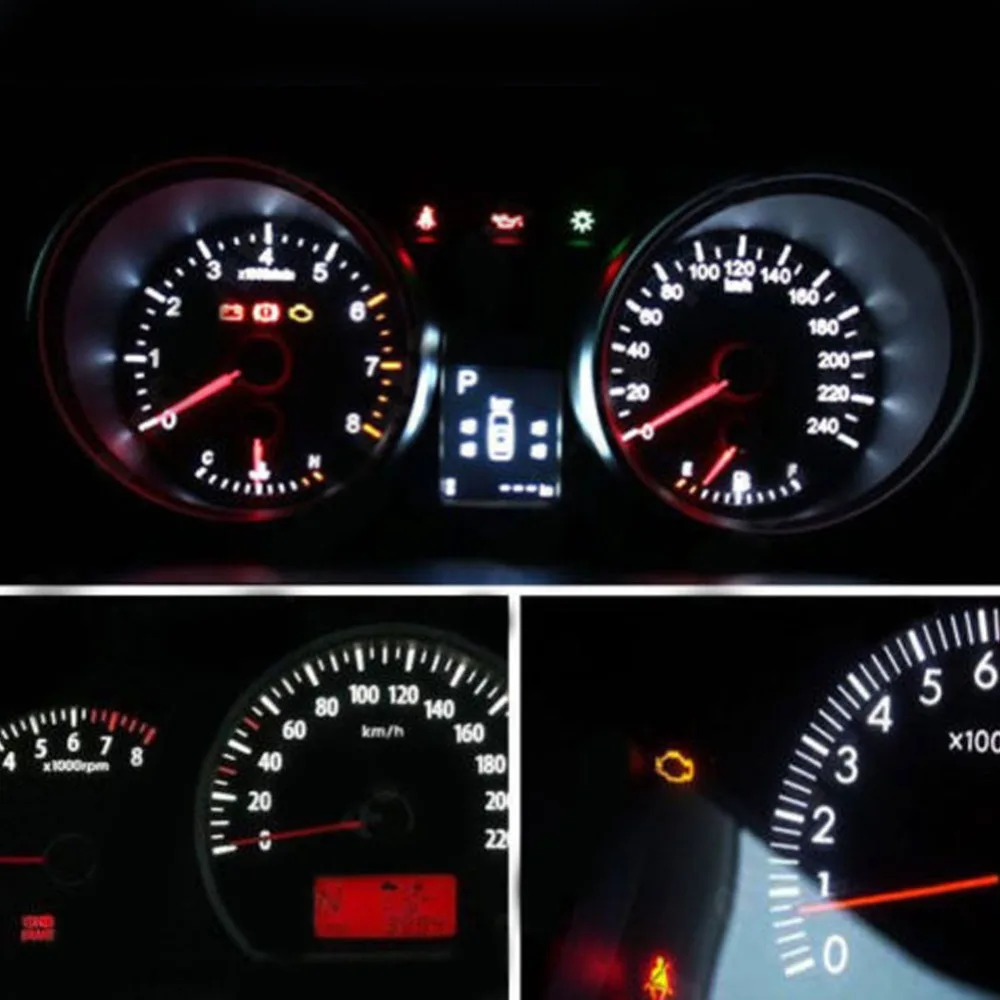 10 X T4.7 Нео клиновидсветодиодный ная лампа 12 В Автомобильная кластер приборная