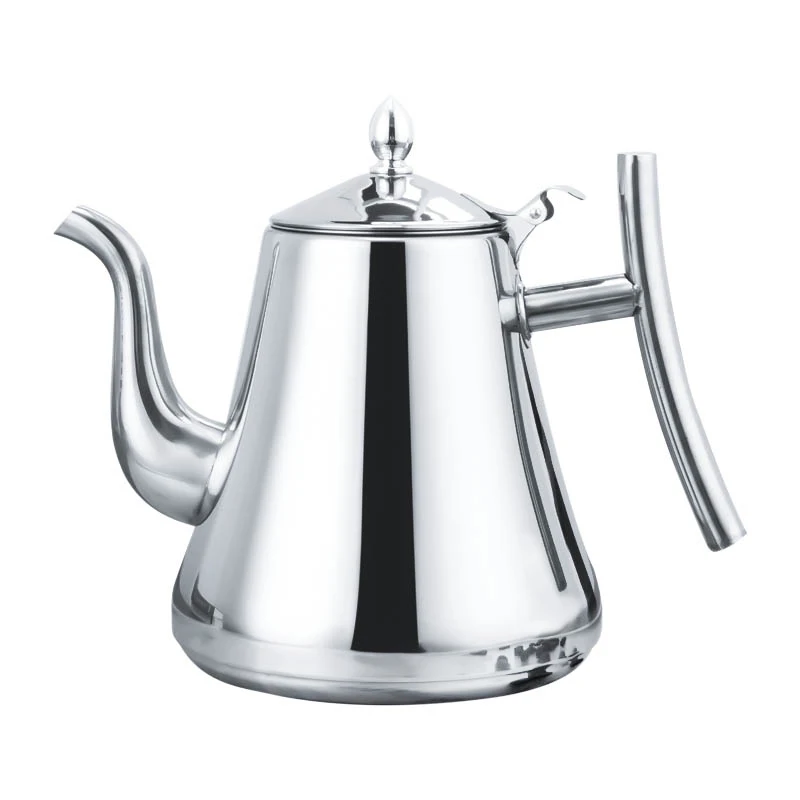 Goede 1L 1.5L 2L Thicken 304 Rvs Waterkoker Inductie Retro Theepot Koffiepot   Zetgroep Zeef Keuken water Boiler