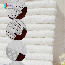 DIY рубашка платье ткань белая медь цветок квадратный круглый Феникс узор тонкий полый вышитый хлопок ткань ширина 135 см S0277N