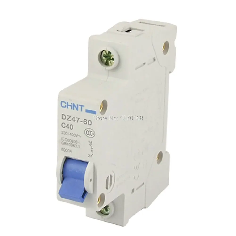 DZ47-60/1 P C40 6000A Разбивочная мощность 1 Автоматический выключатель 40A | Обустройство