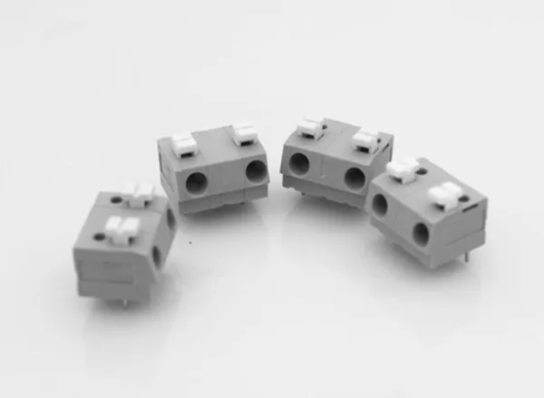 

Free shipping 50PCS DG222 DA804 spring terminal block FS804 12.5MM 300V 15A WAG2.5 connector FS2.5