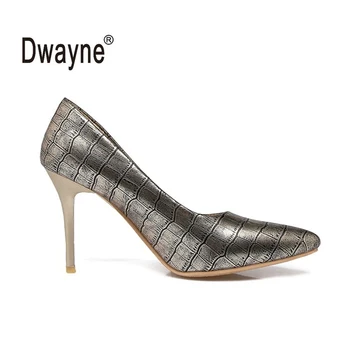 

Big Size Women's Shoe 8cm High Heels Summer UB6 Good PU Pumps Party Shoes For Women Wedding Shoes