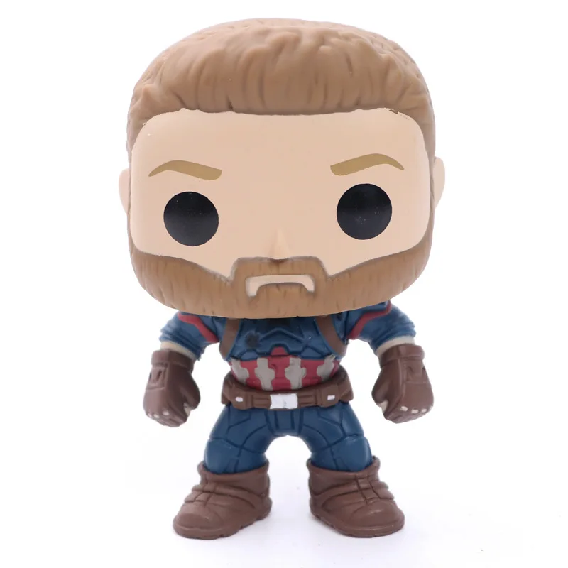 FUNKO POP Marvel Мстители 3-Infinite War Человек-паук Грут Железный человек-рейтеон фигурка Коллекционная модель игрушки для подарка - Цвет: Without box