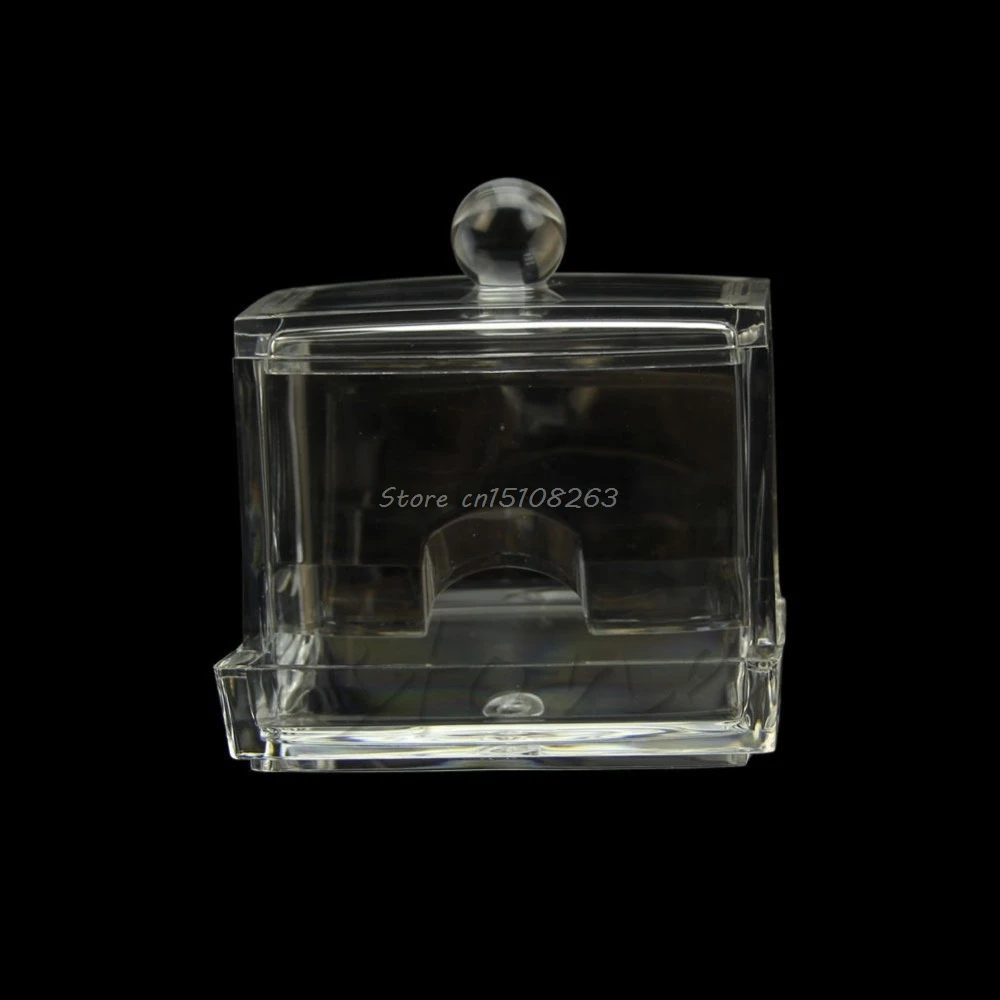 Акриловый Ватный тампон Органайзер палочка коробка косметический держатель для хранения косметики офис# Y207E# Лидер продаж