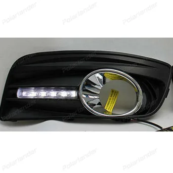 

car styling 2 pcs auto part led daytime running light DRL For V/W golf 5 2003-2009 accessory