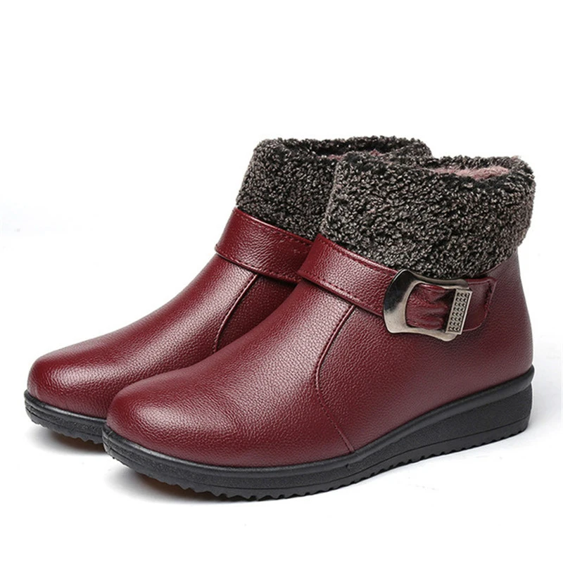 ladies snow boots with zipper