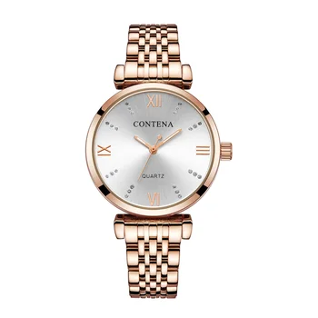 

Gold Watch Women Quartz Waterproof Rhinestone Dress Bracelet Women's Watch Ladies Luminous Relogio Feminino