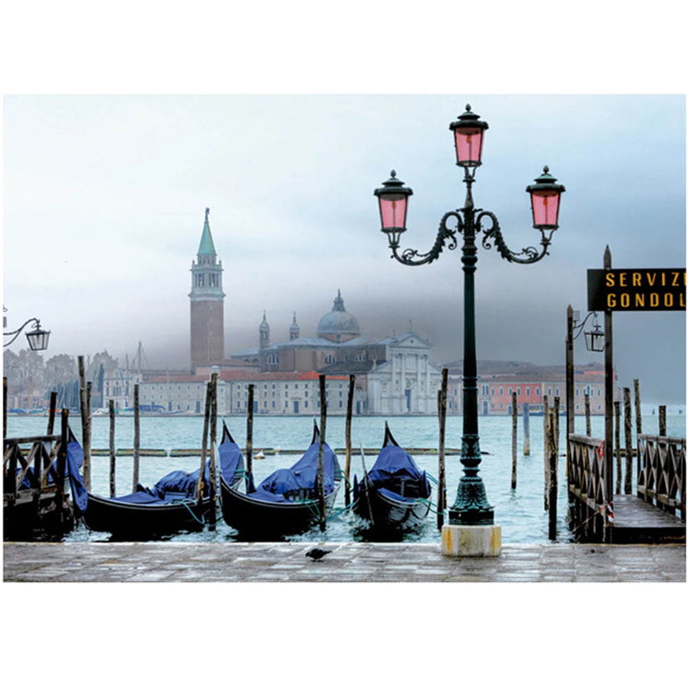

3D Diamond Painting Cross Stitch Pattern 5D Diamond Embroidery Venice Sunset diamond Mosaic Resin Home Decor RS714