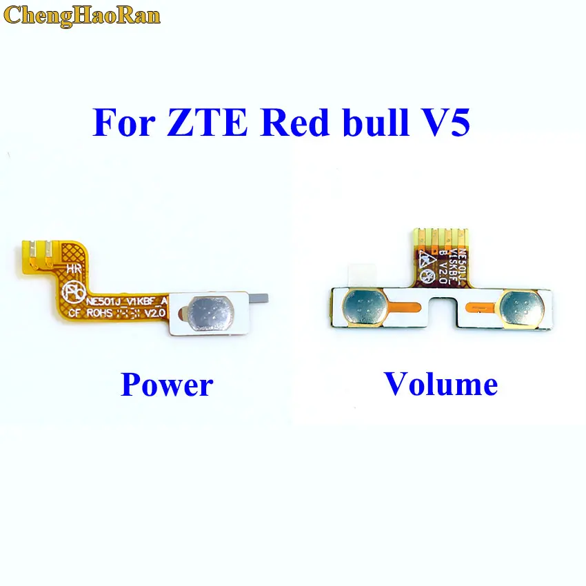Гибкий кабель ChengHaoRan для ZTE Red bull V5 экран 5 дюймов U9180 4G N9180 V9180 кнопка включения