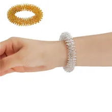 Пальцевое кольцо для массажа запястья, акупунктурное кольцо, забота о здоровье, массажер для тела Релакс акупрессура, ручной массажный браслет