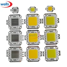 Светодиодный чип высокой мощности 10 Вт-100 Вт COB SMD светодиодный холодный теплый белый RGB 10-100 Вт