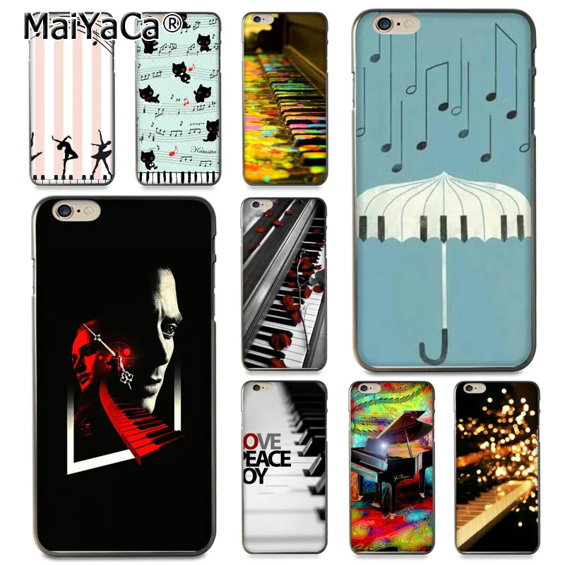 MaiYaCa Colorful Piano Sheet music Coque Shell Phone Case
