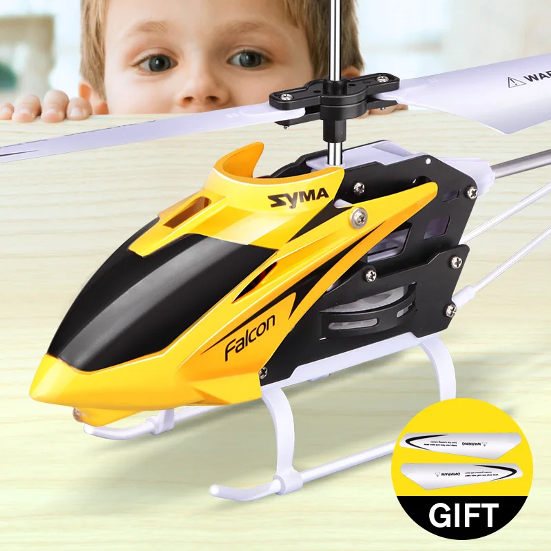 Мини вертолет syma rc алюминиевый со встроенным гироскопом с дистанционным