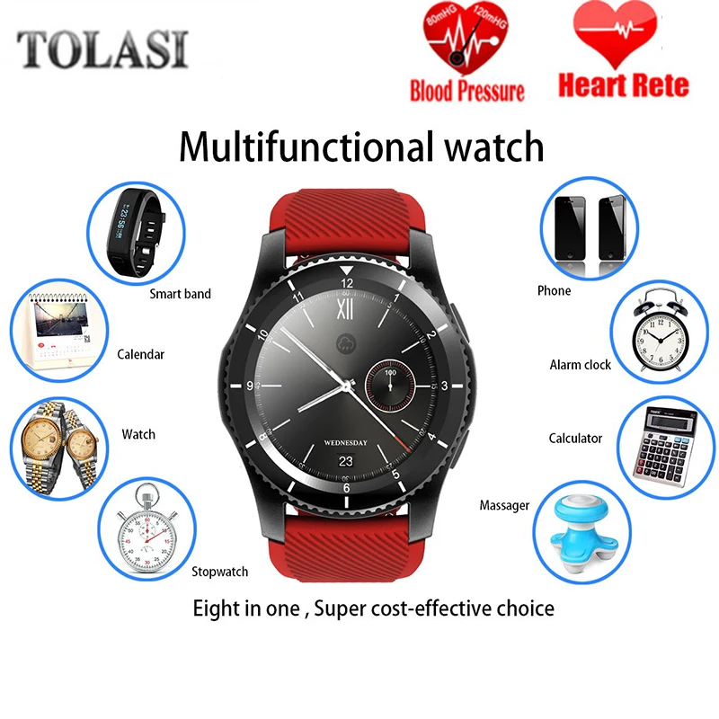 

2018 Women Men Smart Bracelet Watch Sport Waterproof blood pressure heart rate monitor blood oxygen Pedometer For Android IOS