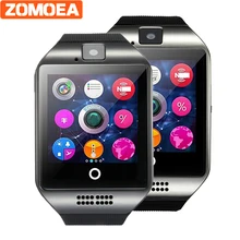 Q18 Bluetooth Smart Watch для Android Phone Support sim-карты SD мужские наручные часы Женская спортивная Montres часы для Huawei сяо ми и т. д.