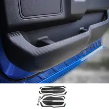 BBQ@ FUKA дверь Анти Удар углеродного волокна наклейки Накладка для Ford F150 F-150