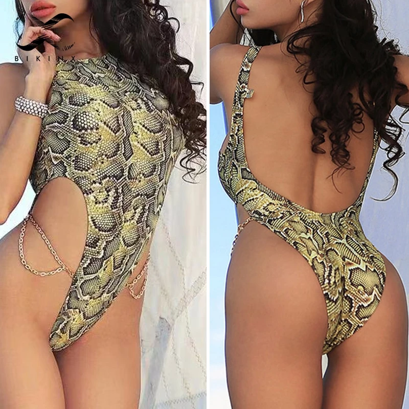 Bikinx с высоким вырезом экстремальные бикини 2019 mujer купальники сексуальный цельный