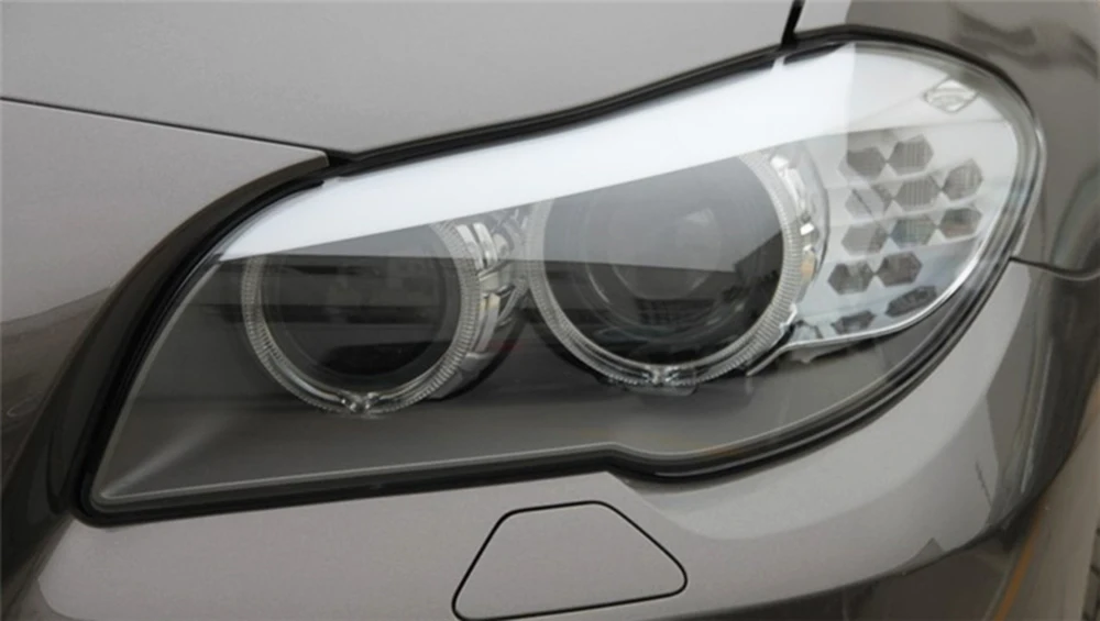 Для BMW 5 серии F18 F10 520i 523i 525i 535i 530i 2011~ Автомобильные фары прозрачные линзы Авто оболочка Крышка
