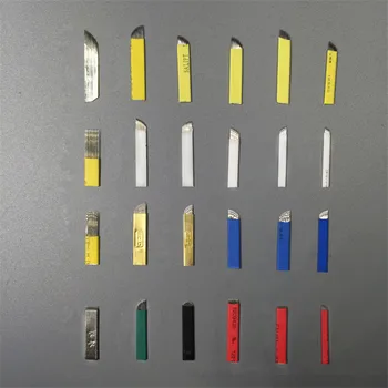 

20Pcs/Lot Mixed Eyebrow Tattoo Needle Blade PCD Microblading 12 Or 14 Sloped Needles For 3D Embroidery Manual Tattoo Pen Machine