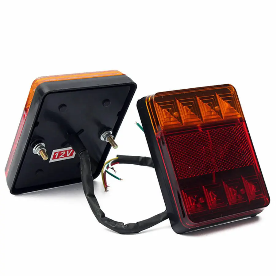 2x12 V 8Led Carvan грузовик грузовой прицеп задние стоп-сигналы Iindicator лампа