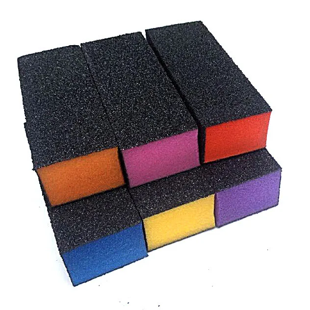 

48pcs/Lot black Sanding block mix color hear heart Buffing Sanding Buffer Files Block Acrylic Nail Art Manicure Set New buffer 1