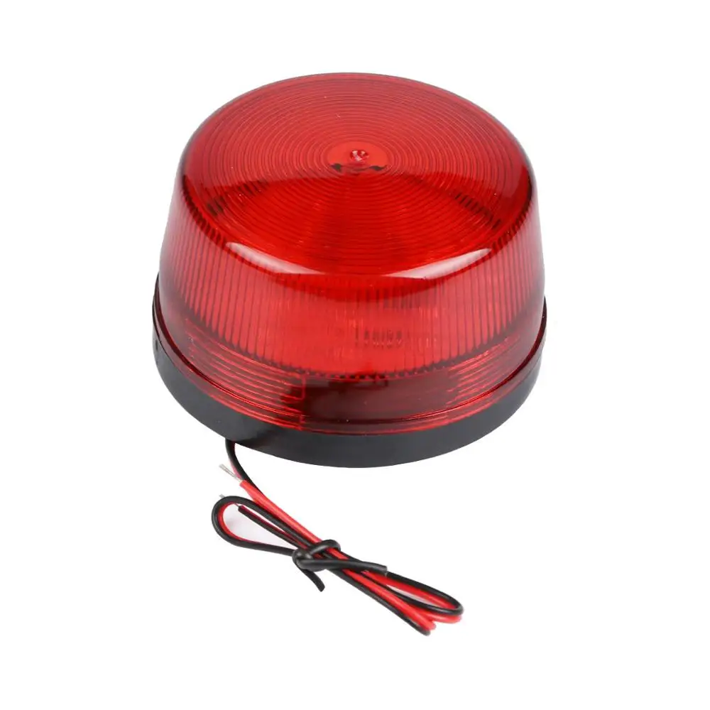 12V Security Alarm Strobe Signal Warn Warning Siren LED Lamp Flashing ...