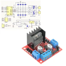 1 шт./5 шт. двойной H Мост DC шаговый двигатель привод плата контроллера Модуль L298N для Arduino шаговый двигатель умный автомобиль робот