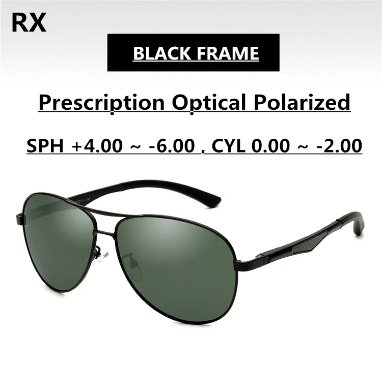 Polarization Green Sunglasses Men Ophthalmic Lenses EXIA OPTICAL KD 101 Seriesin Men's