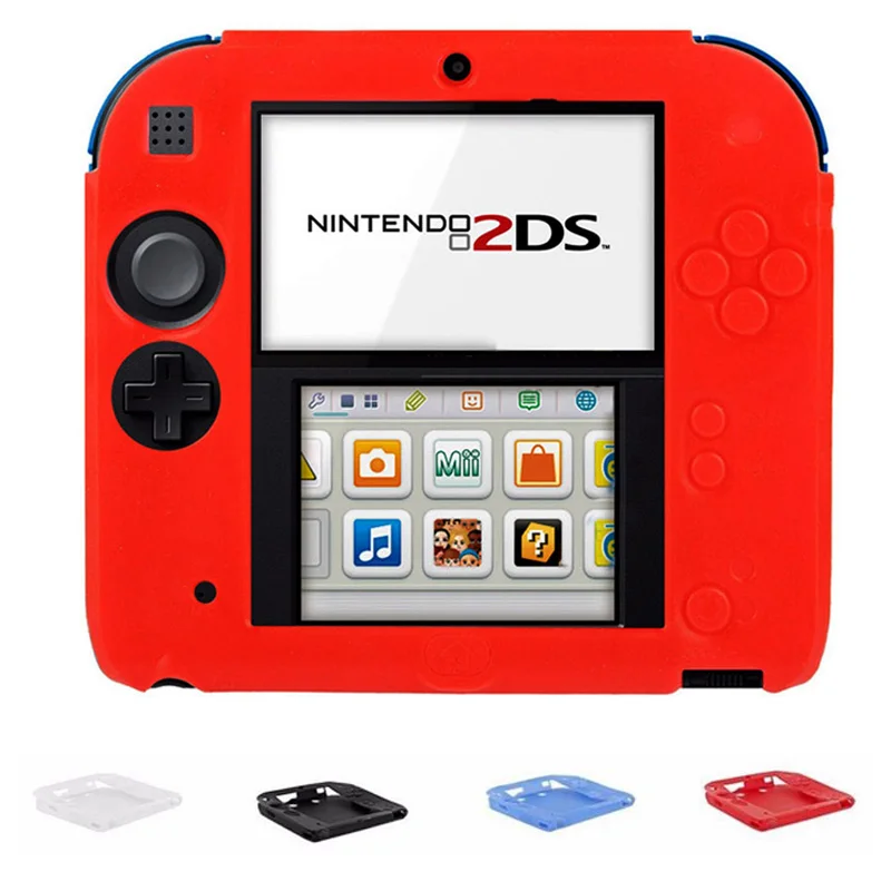 Ultra Soft Rubber Silicone Case Cover Protector For Nintendo 2DS