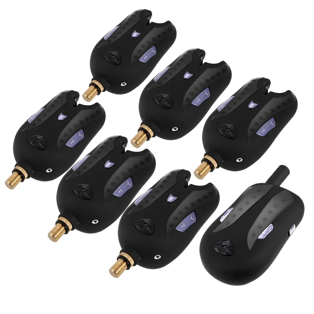 

Lixada Fishing Alarm Fishing Bite Wireless Digital Fishing Alarms Set Fishing Receiver Sound Alert Kit Led Alarm Indicator