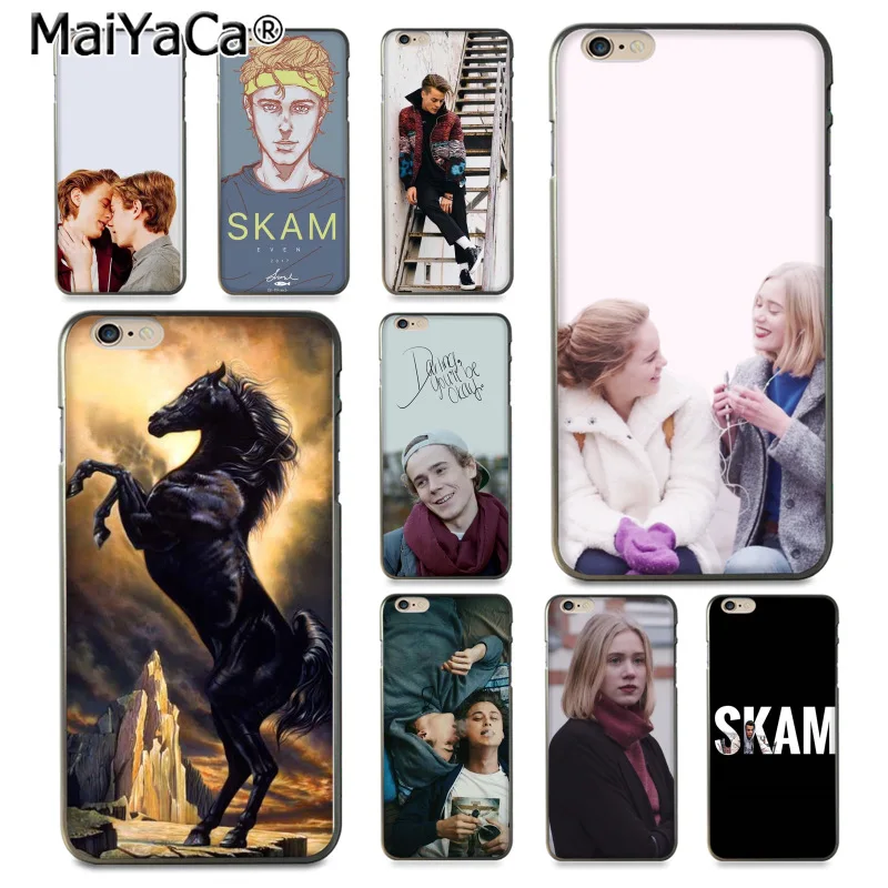 

MaiYaCa Tv Skam Isak & Even Lisa Teige geometric print Phone Accessories Case for Apple iPhone 8 7 6 6S Plus X 5 5S SE 5C Cover