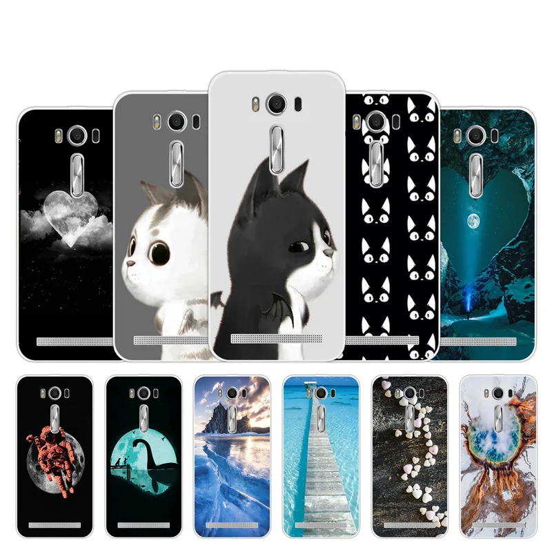

for ASUS ZenFone 2 Laser ZE500KL Case Mog Design Back Silicon Cover for Funda Asus ZE500KL Phone Capa Soft TPU Cover