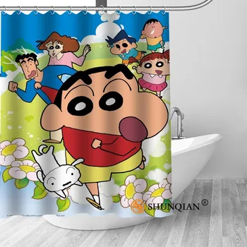 

New Crayon Shin chan Shower Curtain Bathroom Decorations For Home Waterproof Fabric Curtain Shower Bath Curtain A18.1.3