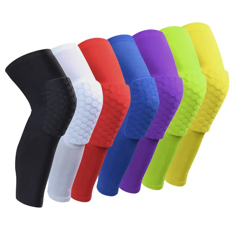 

Breathable Sports Football Basketball Knee Pads 1PCS Honeycomb Knee Brace Leg Sleeve Calf Compression Knee Support Protection